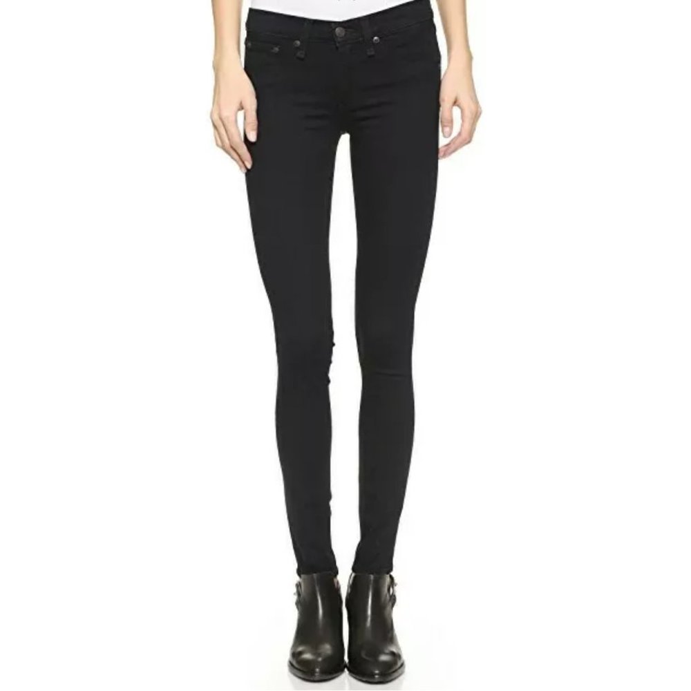 rag & bone Skinny Black Jean Leggings Size 25